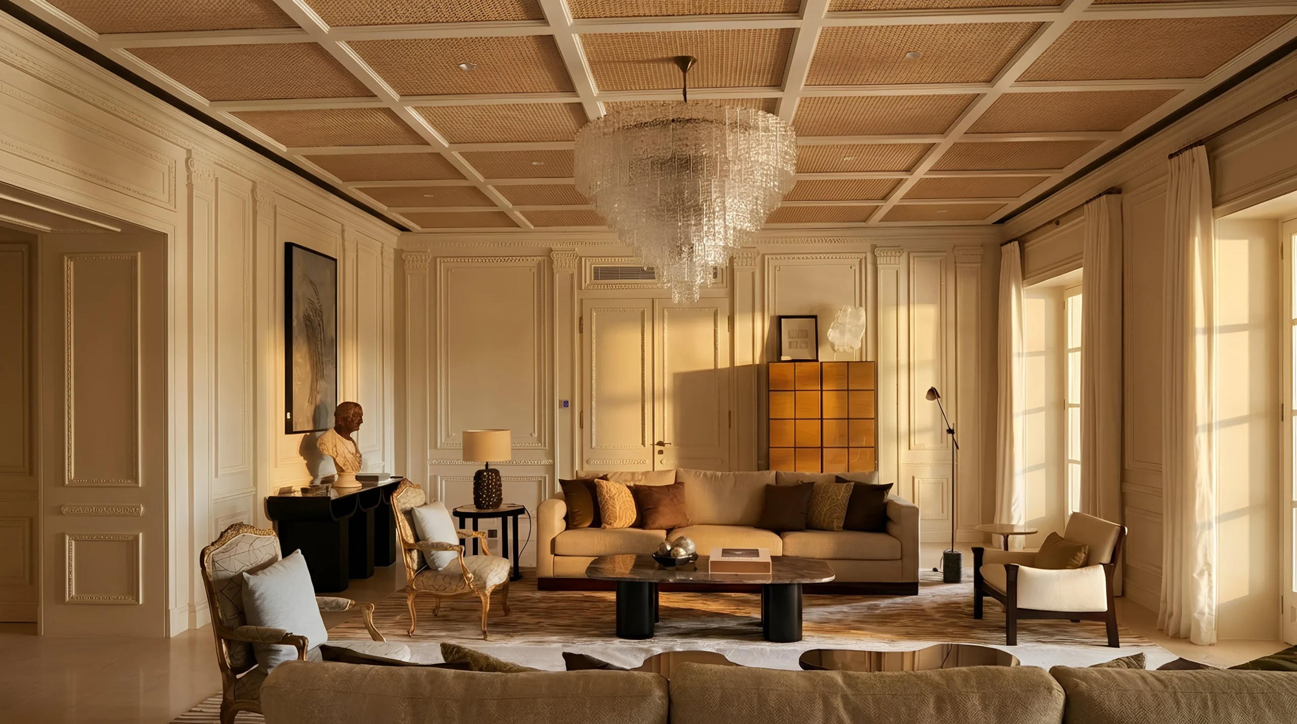 Living room in the QSJ villa